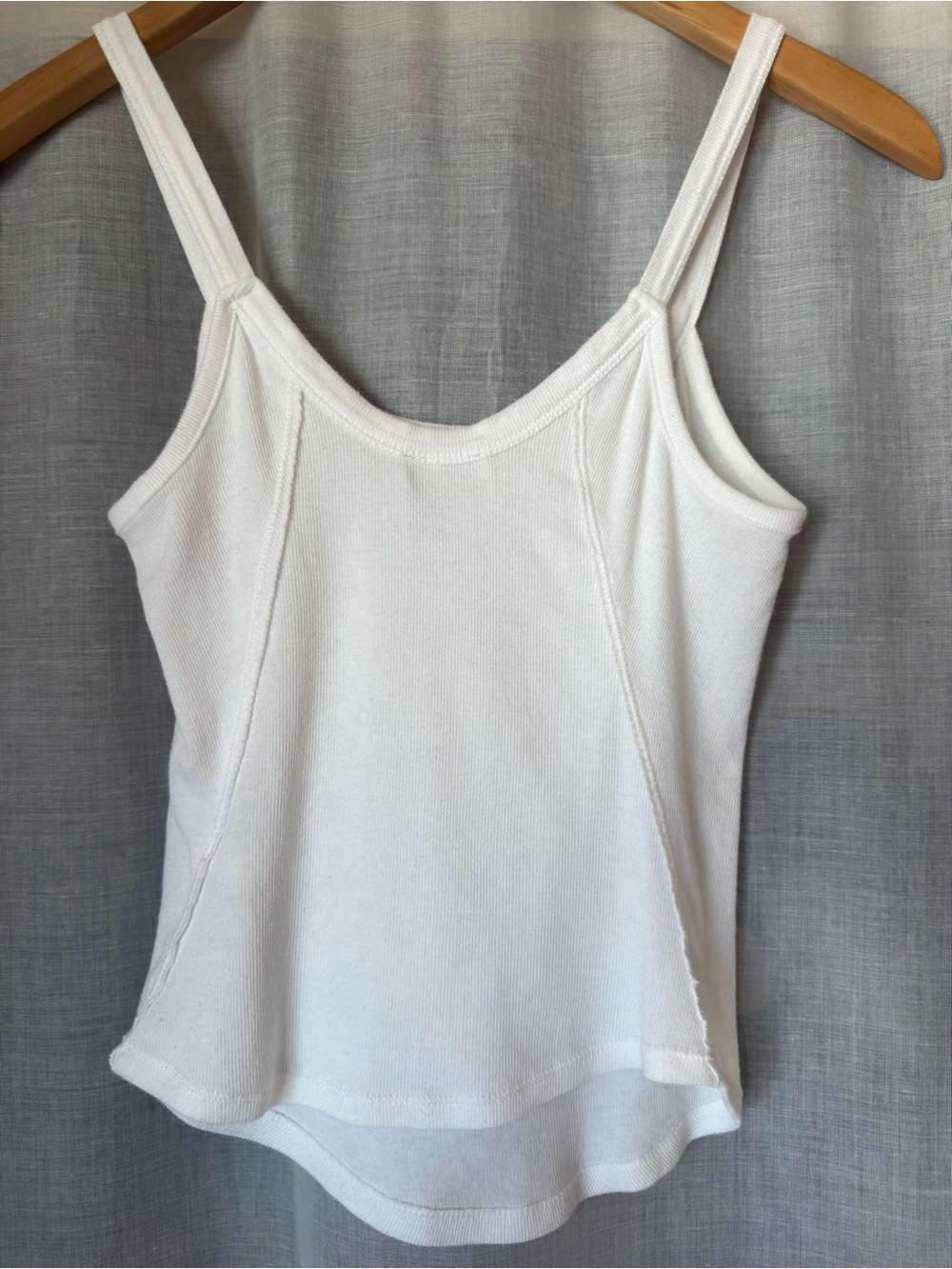 🤍Free People Intimately White 
Ribbed Tank🤍 - Picture 6 of 8